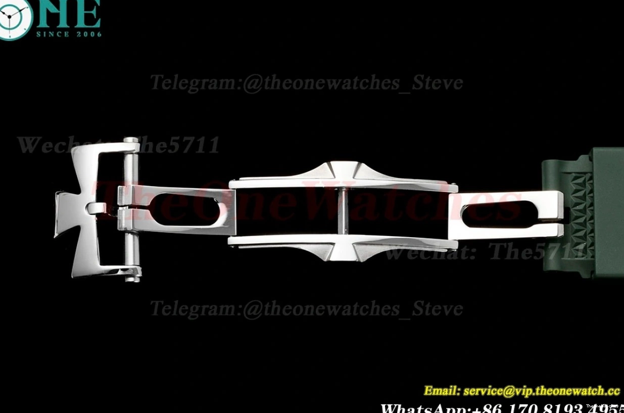 Overseas 5520V RU Dial 8F A7750 Green 41mm SS Mod 0309